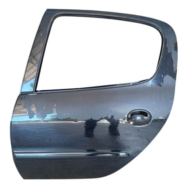Porta Traseira Esquerda Peugeot 206 207 Passion Traseira Esquerda Preto