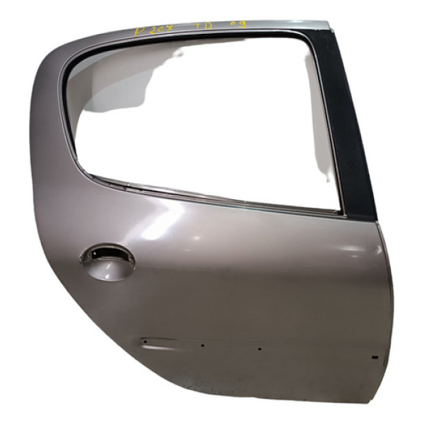 Porta Traseira Direita Peugeot 206 207 Passion Traseira Direita Prata