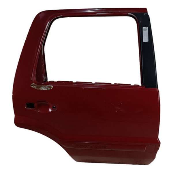 Porta Traseira Direita Ecosport 2003 A 2012 C/detalhes Traseira Direita Vermelho