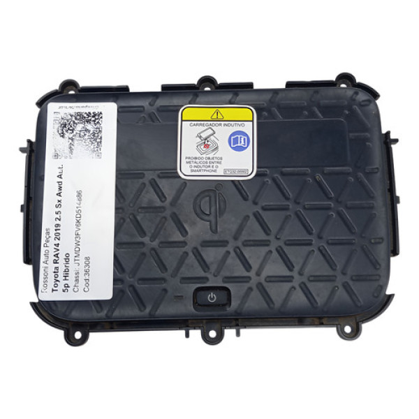 Modulo Carregador Por Indução Celular Rav4 Hybrid 861c042010 Preto