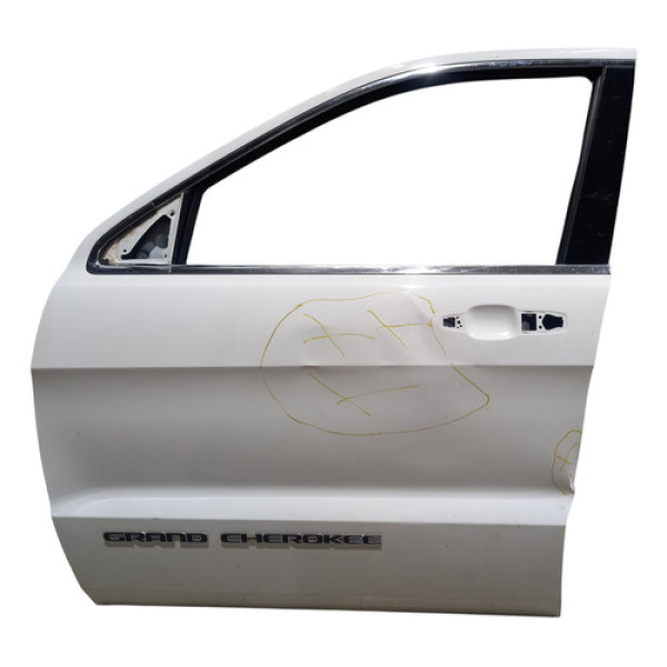 Porta Dianteira Esquerda Grand Cherokee 2011 A2021c/amassado Dianteira Esquerdo Branco