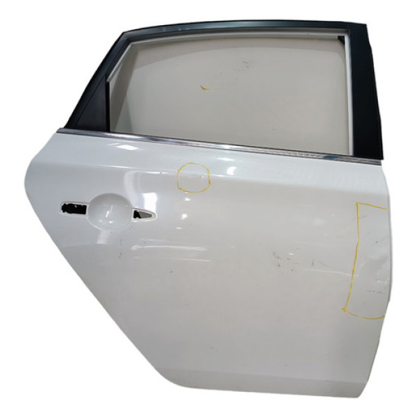 Porta Traseira Direita Sentra 2014 A 2020 C/detalhes Traseira Direita Branco