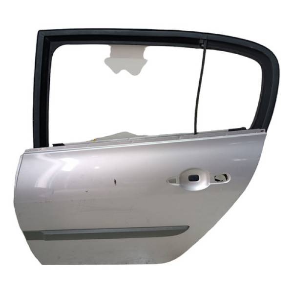Porta Traseira Esquerda Megane Sedan 2006 2007 A 2011 Traseira Esquerda Prata