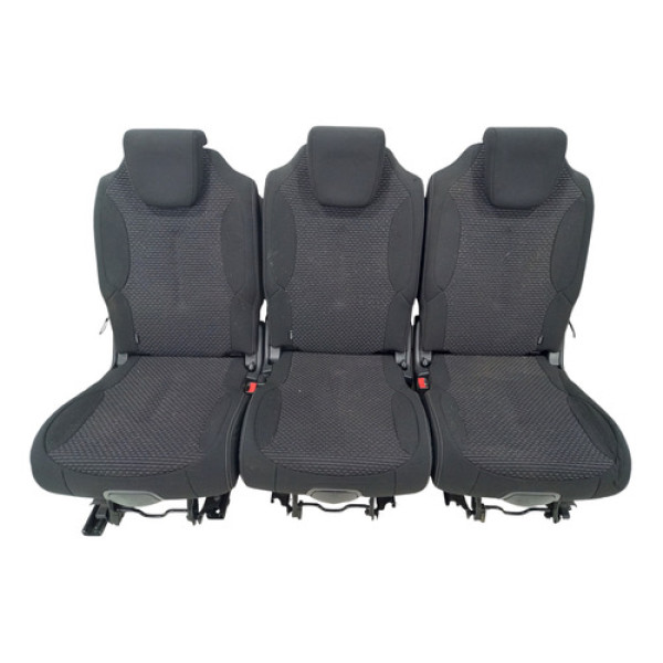Jogo Bancos Traseiro Citroen C4 Picasso 2009 2010 A 2014 Preto
