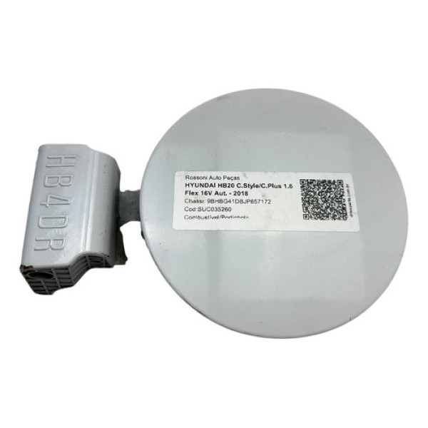 Portinhola Tanque Combustível Hb20s Sedan 2013 2014 A 2019 Branco 2013