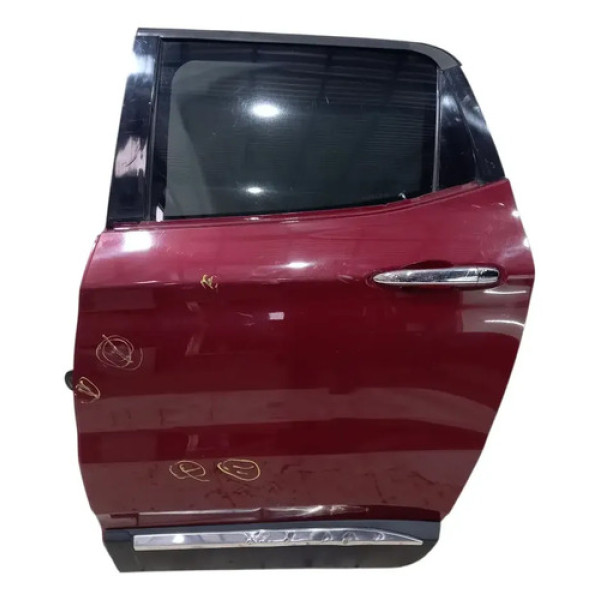 Porta Traseira Esquerda Toro 2016 2017 2018/..c/amassado Traseira Esquerdo Vermelho