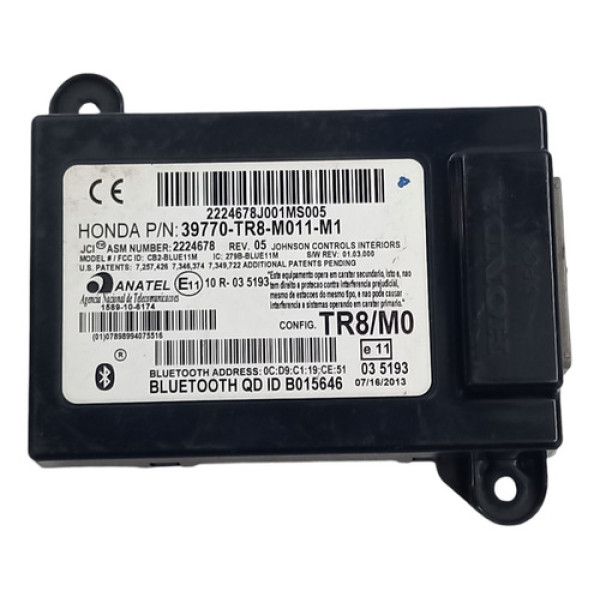  Modulo Bluetooth Civic 12 /16 Cód 39770-tr8-m011m1
