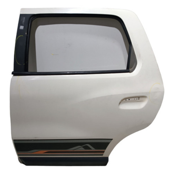Porta Traseira Esquerda Spin Activ 2015/ C/ Moldura Inf Traseira Esquerdo Branco