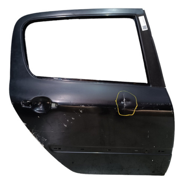 Porta Traseira Direita Peugeot Hatch/sedan 307 2001 A 2012 Traseira Direita Preto