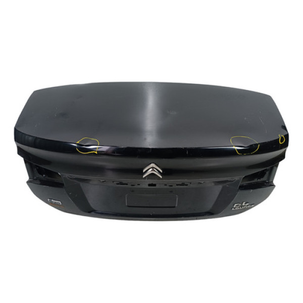 Tampa Traseira C4 Lounge 2014 2015 A 2020 C/ Detalhes Preto