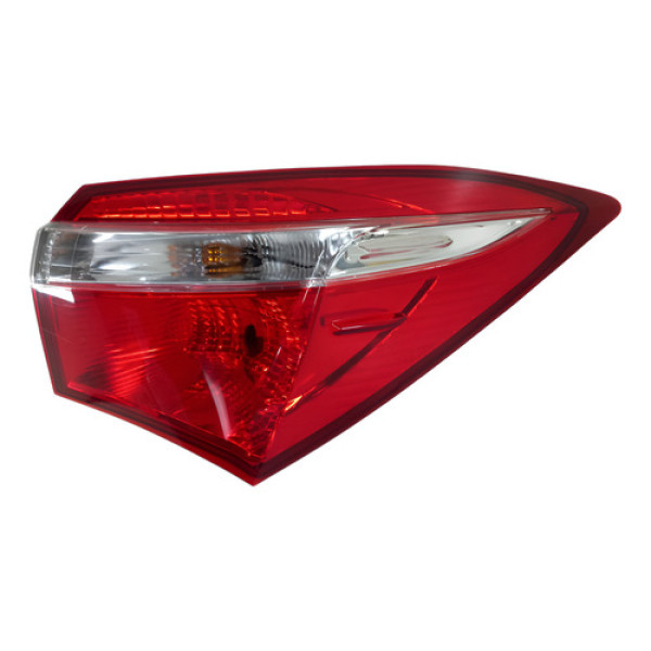 Lanterna Traseira Direita Corolla 2015 A 2017 (canto) S/ Led Direito/passageiro Vermelho