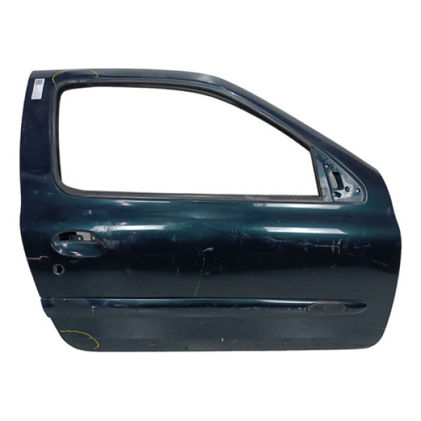 Porta Direita Clio 2p 2000 A 2012 C/detalhes Dianteira Direita Azul