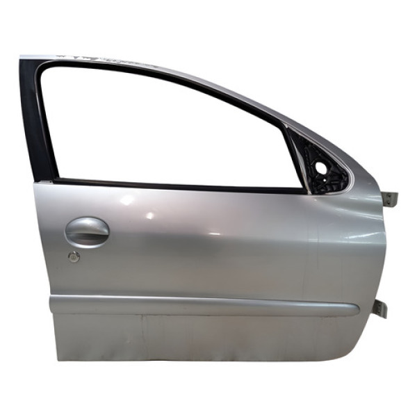 Porta Dianteira Direita Peugeot 206 207 Hoggar  Dianteira Direita Cinza