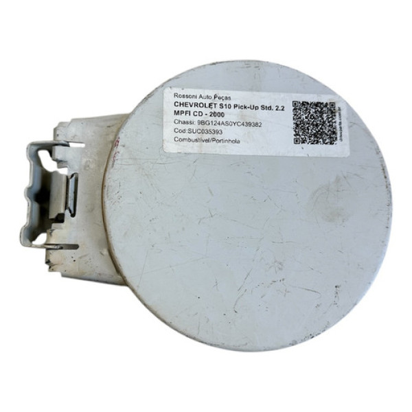 Portinhola Tanque Combustível S10 1996 A 2011 Branco 2005