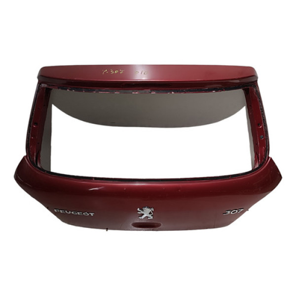 Tampa Traseira Peugeot 307 Hatch 2002 2003 A 2012 Vermelho