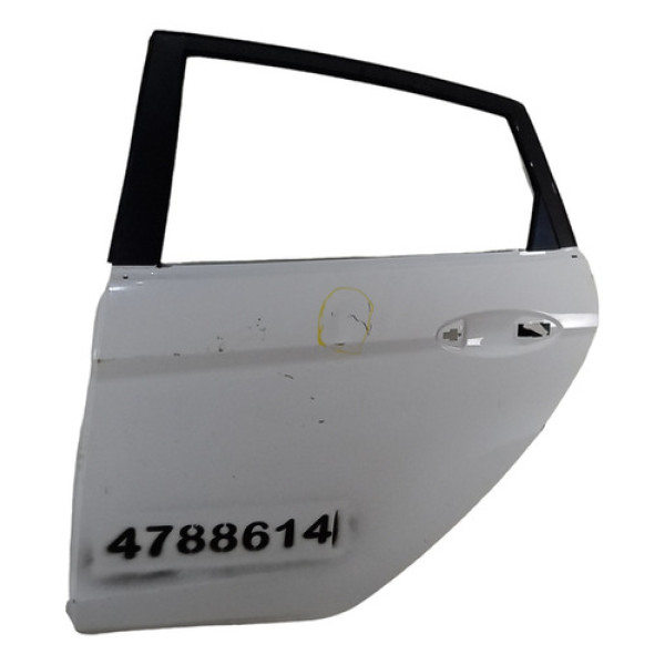 Porta Traseira Esquerda New Fiesta Hatch 2011/19 C/detalhes Traseira Esquerda Branco
