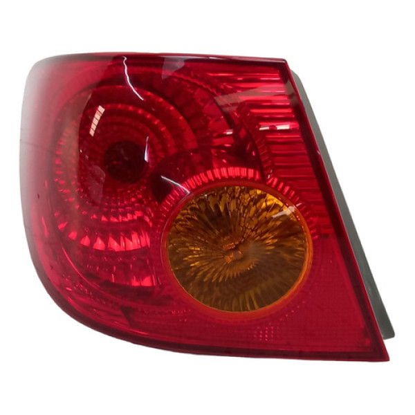 Lanterna Tras Esq Corolla 2003 A 2008 (canto) Pisca Ambar Esquerdo Vermelho