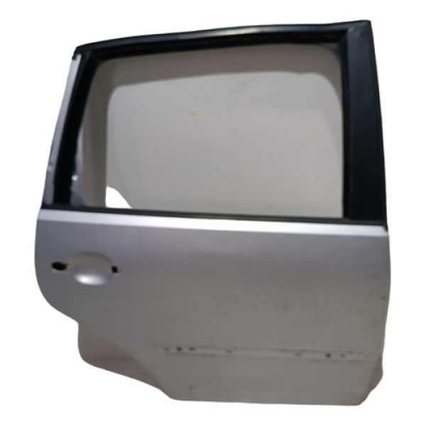 Porta Traseira Direita Polo Hatch 2003 A 2015 Traseira Direita Prata