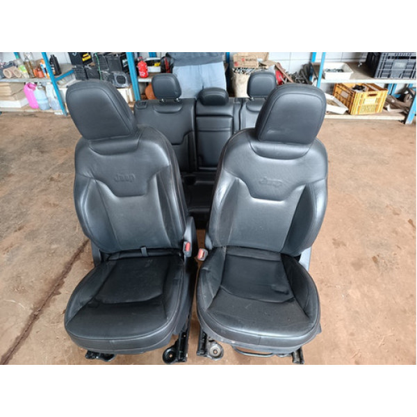  Jogo Bancos Jeep Compass 2017 2018 2019/.. Preto