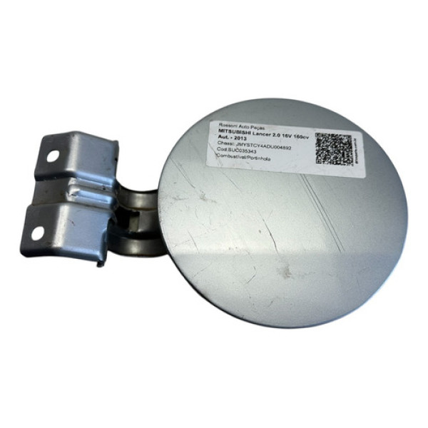 Portinhola Tanque Combustível Lancer 2011 2012 13 14 A 2019 Prateado