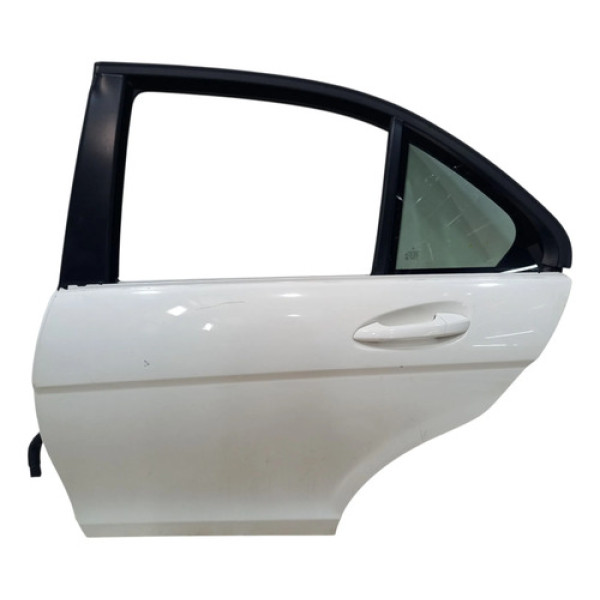 Porta Traseira Esquerda Mercedes Classe C 180 200 250 12/14 Traseira Esquerdo Branco
