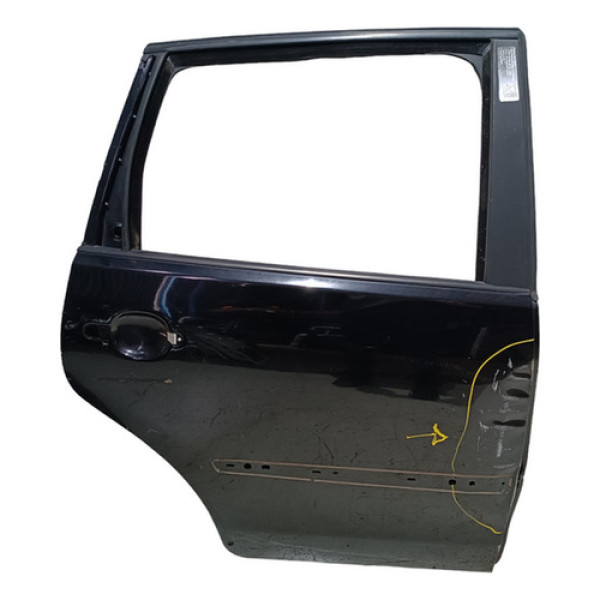 Porta Traseira Direita Polo Hatch 2003 A 2015 C/detalhes Traseira Direita Preto