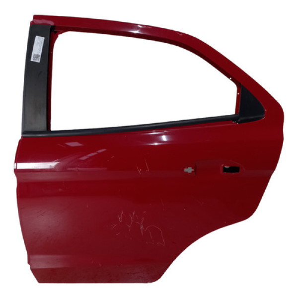 Porta Traseira Esquerda Ka 2015 A 2021 Traseira Esquerda Vermelho