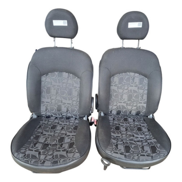 Bancos Dianteiro Peugeot 207 Passion 2009 A 2014 4 Portas Preto