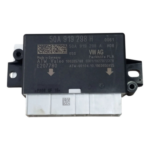 Módulo Sensor Estacionamento Tiguan  5qa919298h Preto