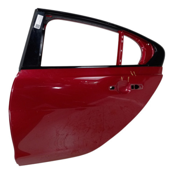 Porta Traseira Esquerda Jaguar Xe 2016 A 2021 C/detalhes Traseira Esquerdo Vermelho