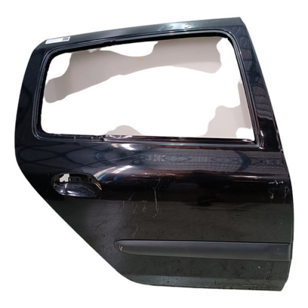 Porta Traseira Direita Clio 2000 2001 A 2012 Traseira Direita Preto