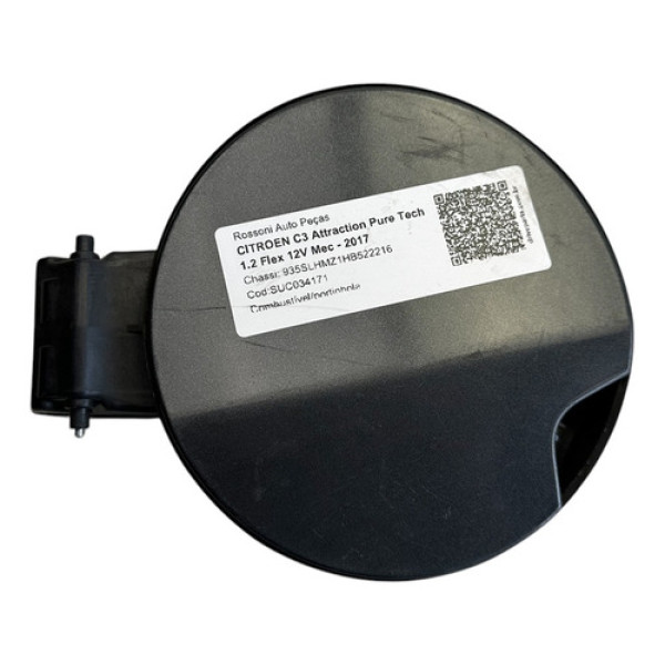 Portinhola Tanque Combustível C3 Aircross Picasso 2011/20 Preto