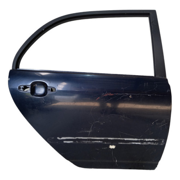 Porta Traseira Direita Corolla 2003 2004 A 2008 Traseira Direita Preto