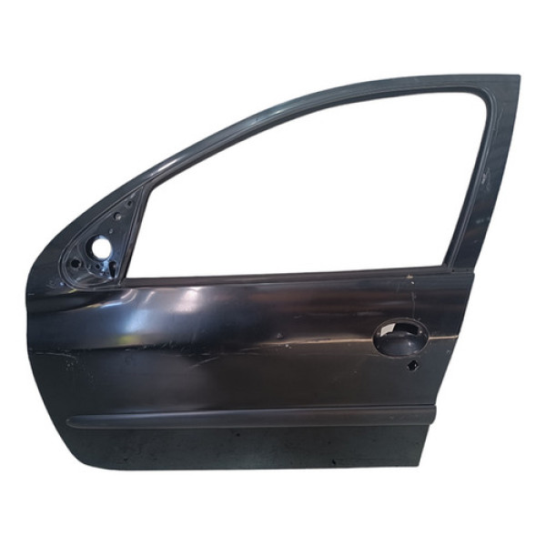 Porta Dianteira Esquerda Peugeot 206 207 Passion Dianteira Esquerda Preto