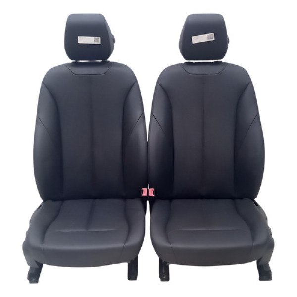 Bancos Dianteiro Bmw Série 3 F30 316 320 328 335 2013 A 2018 Preto