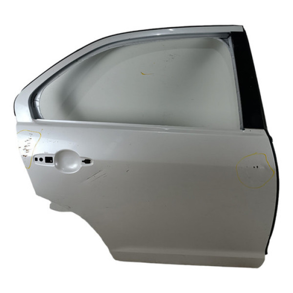 Porta Traseira Direita Fusion 2006 A 2012 C/detalhes Traseira Direita Branco
