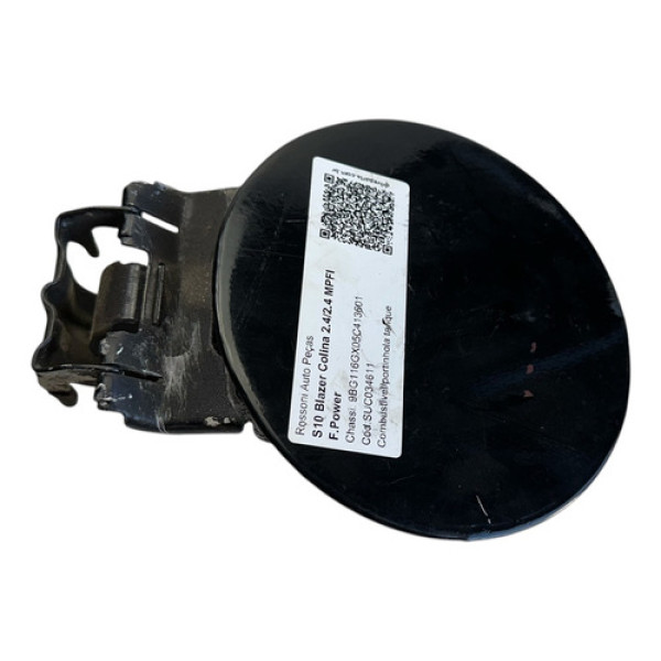 Portinhola Tanque Combustível S10 1996 A 2011 Preto 2006