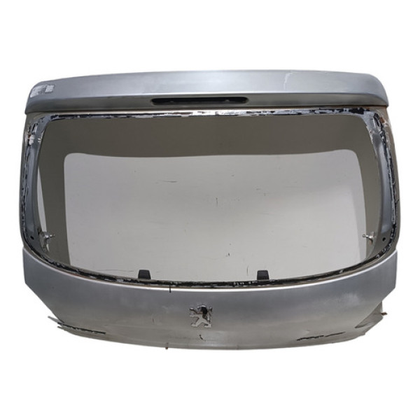 Tampa Traseira Peugeot 206 207 2002 2003 A 2014 Prateado