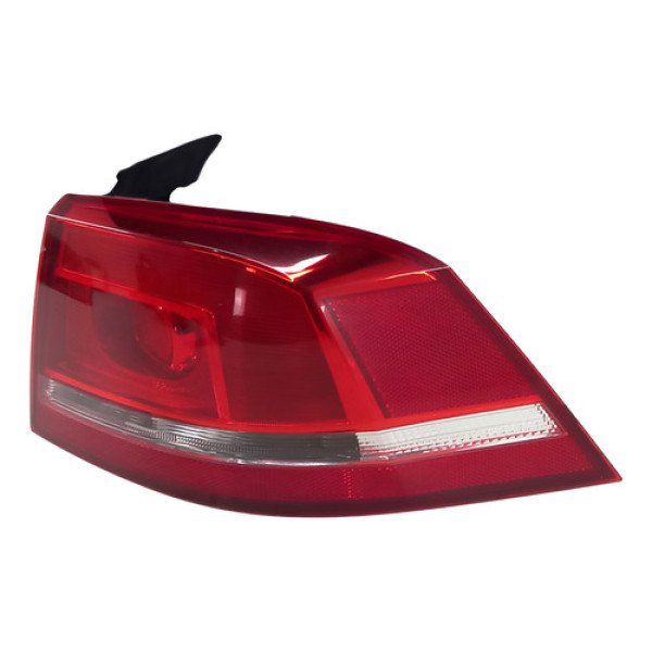 Lanterna Traseira Direita Passat B7 2011 A 2015 Canto S/ Led Direito/passageiro Vermelho