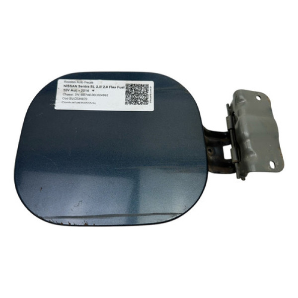Portinhola Tanque Combustível Sentra 2014 2015 16 A 2020 Azul-escuro