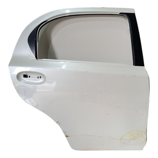 Porta Traseira Direita Etios Hatch 2013 A 2021c/detalhes Traseira Direita Branco