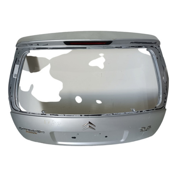 Tampa Traseira C3 2003 2004 A 2012 Prateado