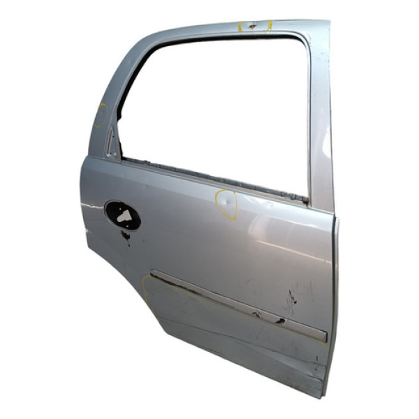 Porta Traseira Direita Corsa Joy 03/12 Hatch/sedanc/detalhes Traseira Direita Prata