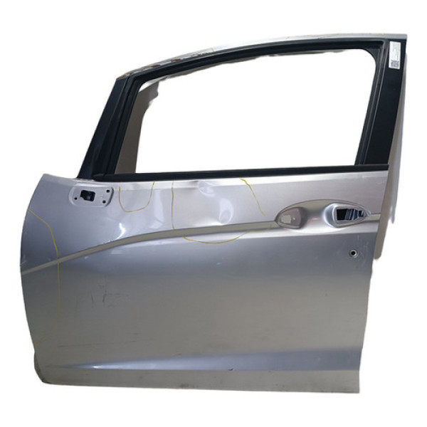 Porta Dianteira Esquerda Fit 2015 A 2022 C/detalhes Dianteira Esquerdo Prata