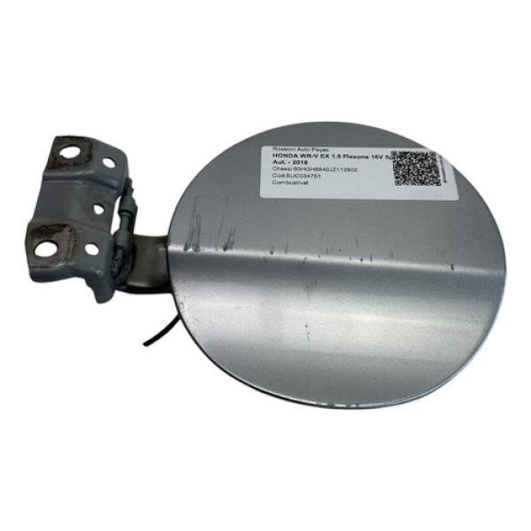 Portinhola Tanque Combustível Fit Wr-v 2015 2016 17 A 2021 Prateado