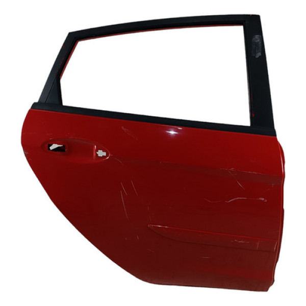 Porta Traseira Direita New Fiesta Hatch 2011 2012 A 2019 Traseira Direita Vermelha