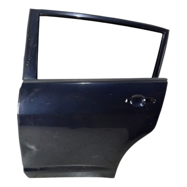 Porta Traseira Esquerda Tiida Hatch 2008 2009 A 2013 Traseira Esquerdo Preto