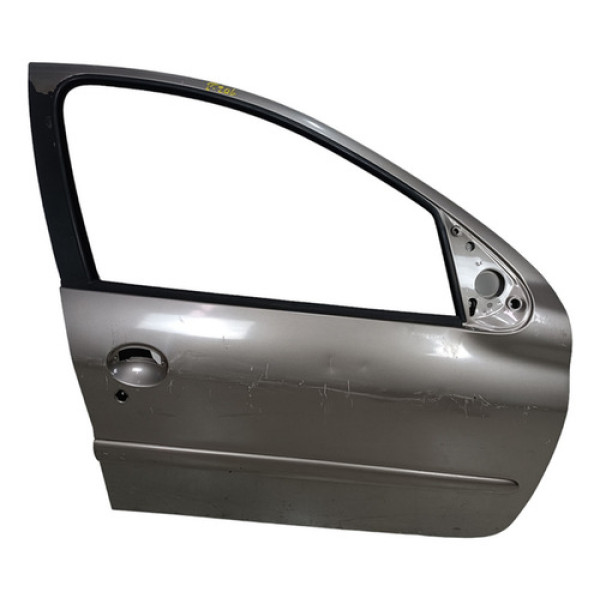 Porta Dianteira Direita Peugeot 206 207 Passion Dianteira Direita Prata