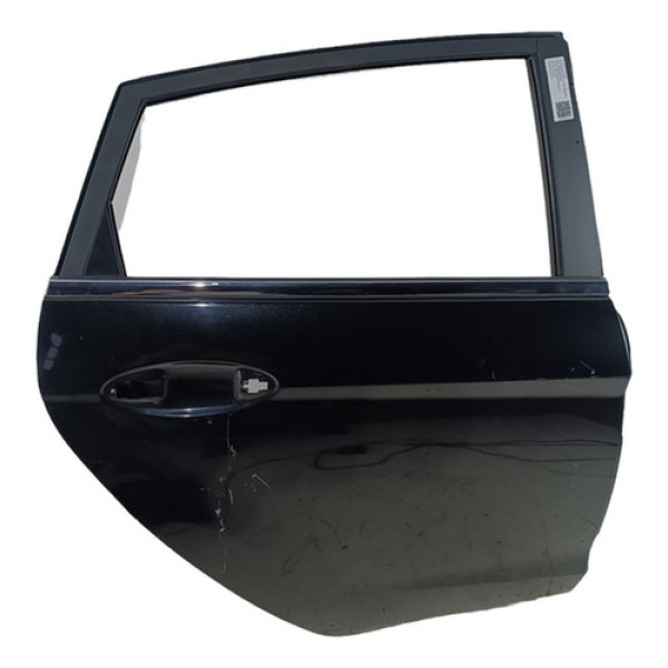 Porta Traseira Direita New Fiesta Hatch 2011 A 2019 Traseira Direita Preto