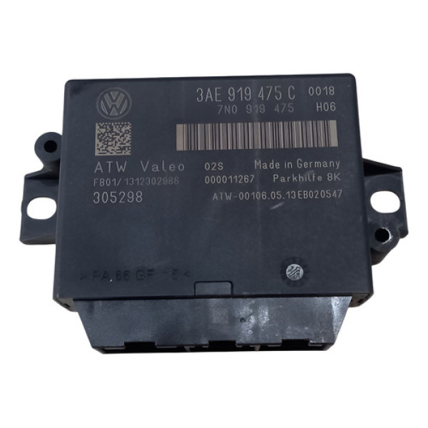 Módulo Sensor Estacionamento Passat B7  Cod 3ae919475c Preto